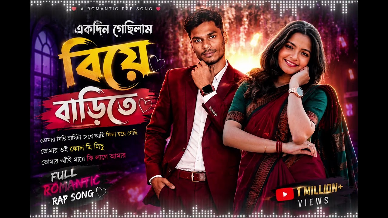 একদিন গেছিলাম একটা বিয়ে বাড়িতে ❤️ | Romantic Rap Song 2026 | jahangir official music |