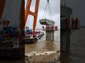 Building a Bridge in the Middle of a Flood #Construction #work #trending