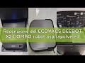 Recensione del ECOVACS DEEBOT X2 COMBO robot aspirapolvere lavapavimenti con Aspirapolvere Portatile