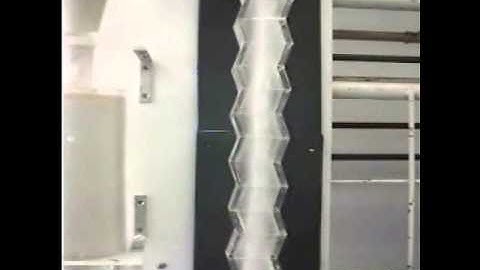 The gas-solids flow pattern in an novel circulating fluidized bed