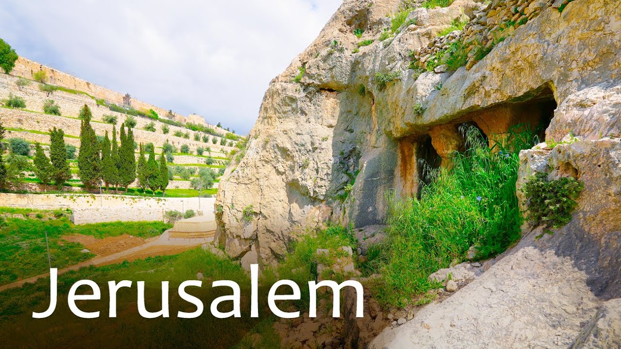 JERUSALEM  Valle du Cdron Mont des Oliviers Cit de David Mur Occidental