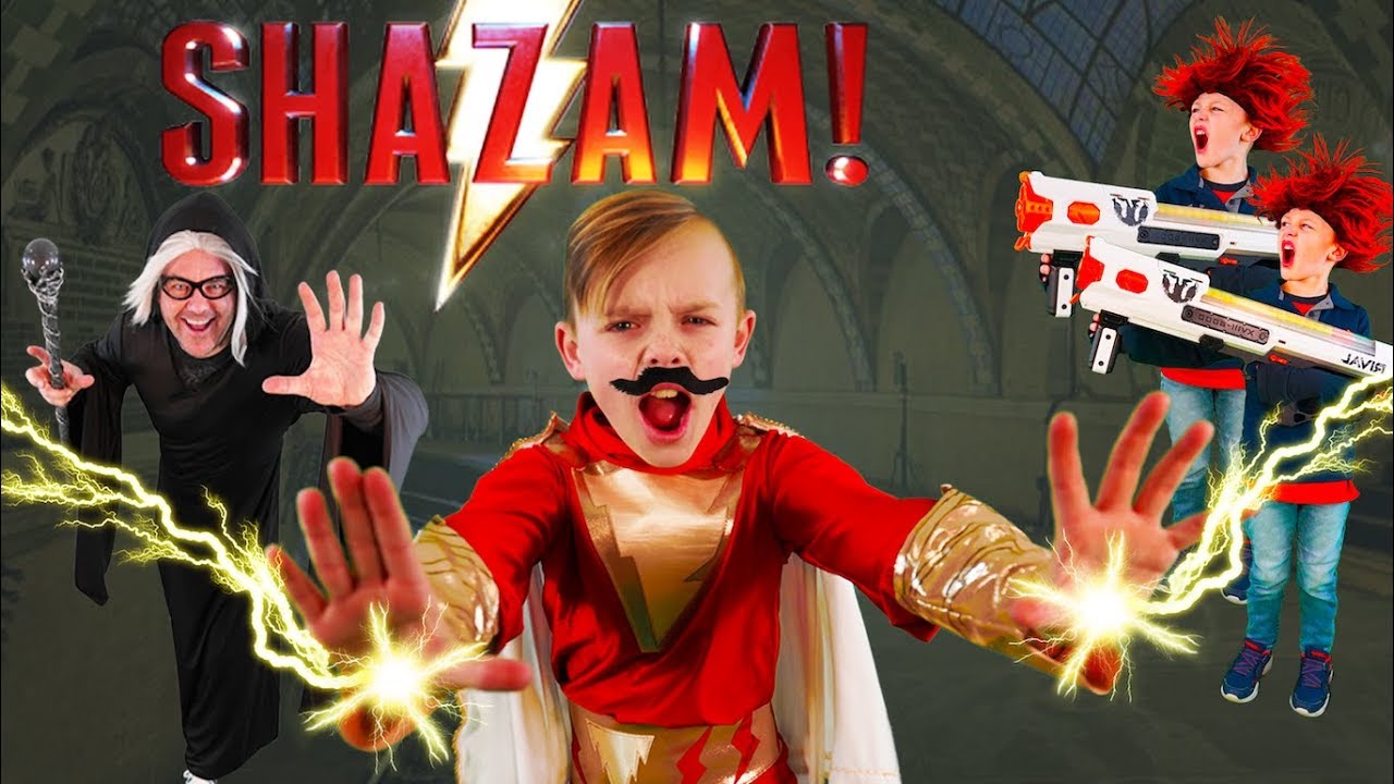 Kids Fun TV Superhero Compilation Video: Shazam, The Flash VS