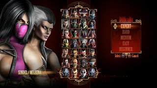 Mortal Kombat 9 - Expert Tag Ladder (Sindel &amp; Mileena/3 Rounds/No Losses)