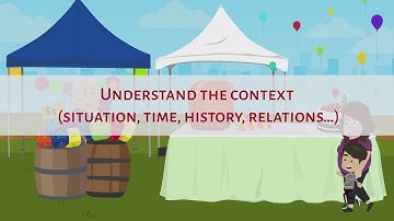 FOCUSED O1: Understand the context (situation, time, history, relations…)