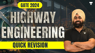 Highway Engineering - Part 3 | GATE CIVIL 2024 Exam | Jaspal Sir