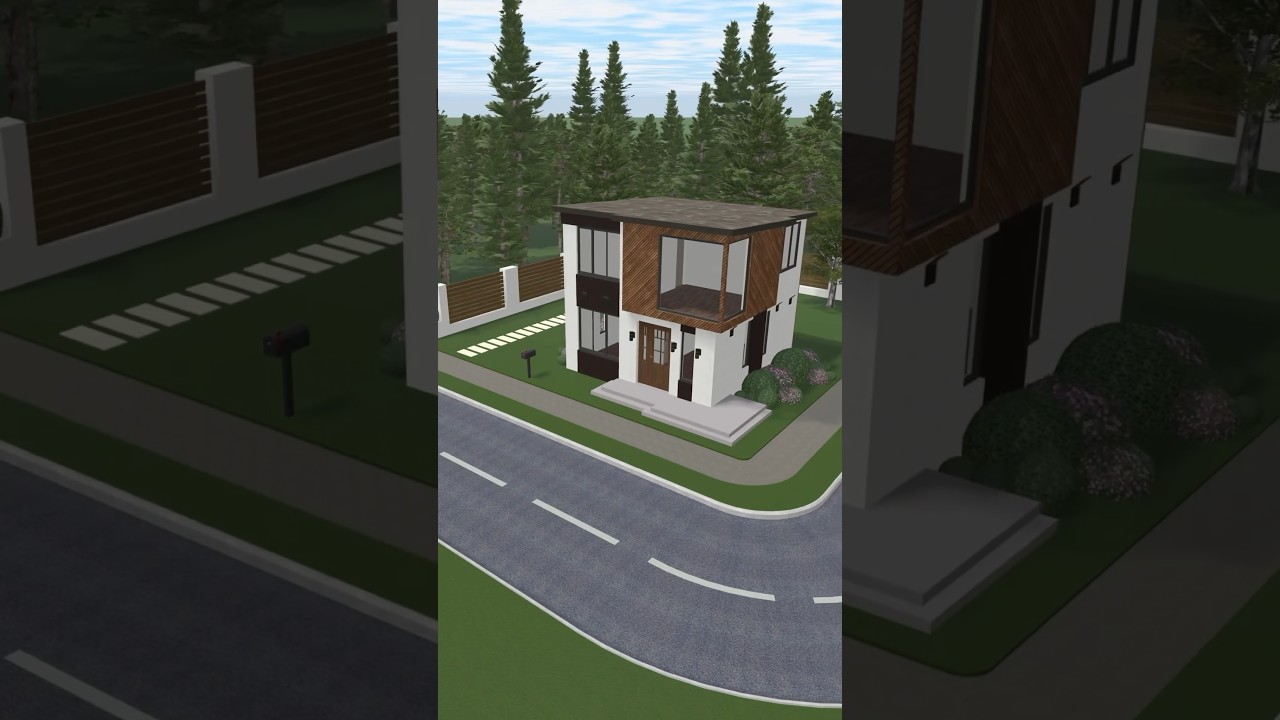 Tiny townhouse created in Live Home 3D floor plan software 