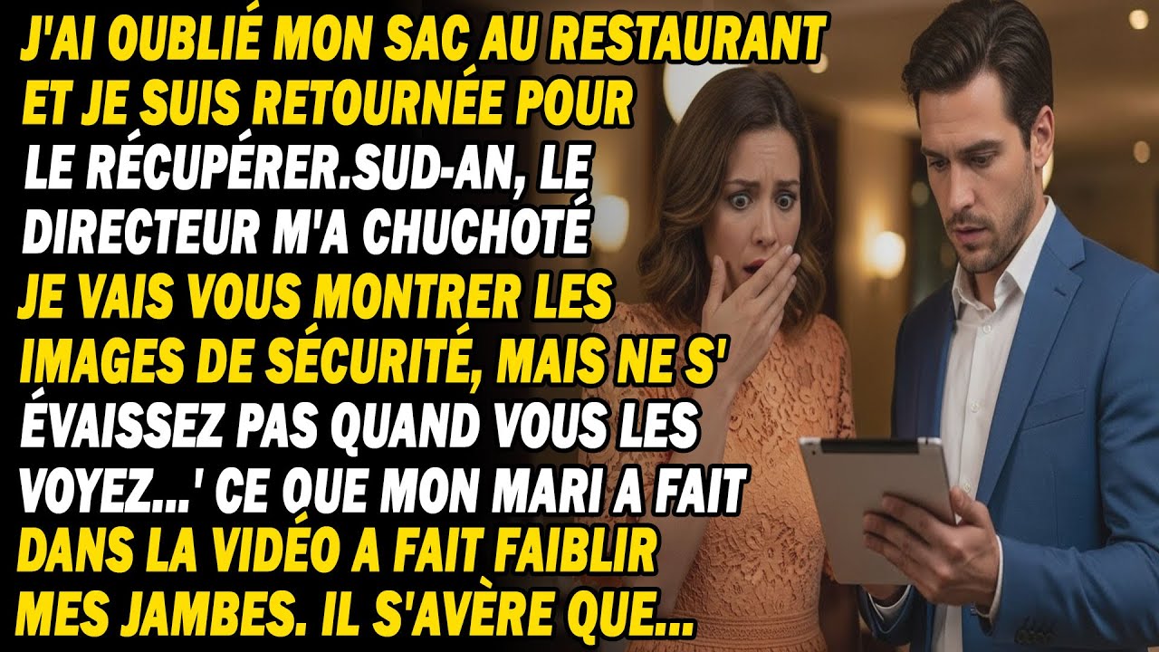J'ai Oublié Mon Sac Et Revenu, Le Manager M'a Chuchoté De Regarder La Vidéo De Sécurité🎥🤔