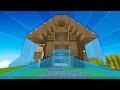 SLOWLY SINKING A PLAYERS HOUSE IN THE SEA (Minecraft Trolling)