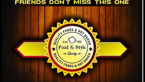 Coreldraw Tutorials - Creating a Food Label Design Amazing Tips & Tricks