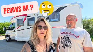 SAINTE-SUZANNE en CAMPING-CAR 🚐… et le VERDICT du PERMIS POIDS LOURD de Yann ! 😱