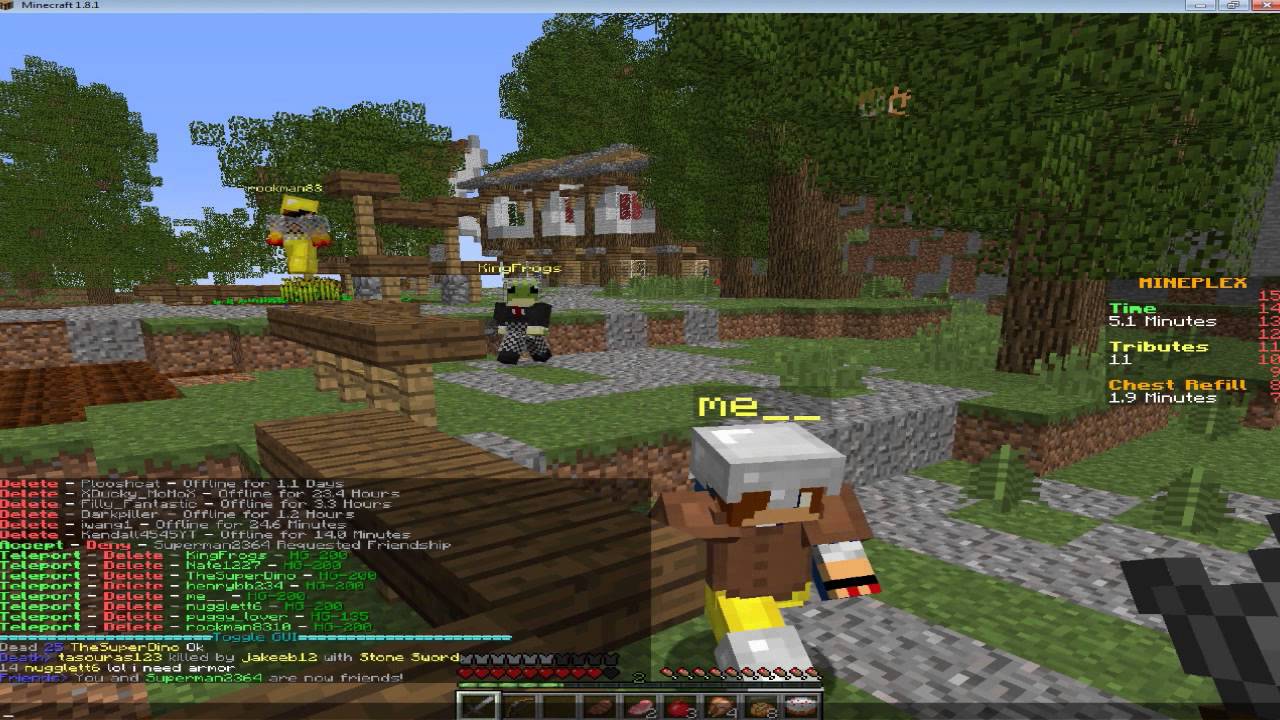 Minecraft Hunger Games w/elmo! Ep. 17 When Teams Get Big! - YouTube