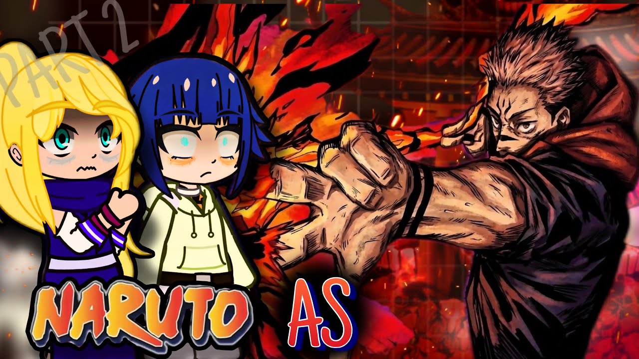 Naruto characters react to Naruto as Sukuna||Evil Naruto||My AU||Eng/Ru||Part 2/3||2x||