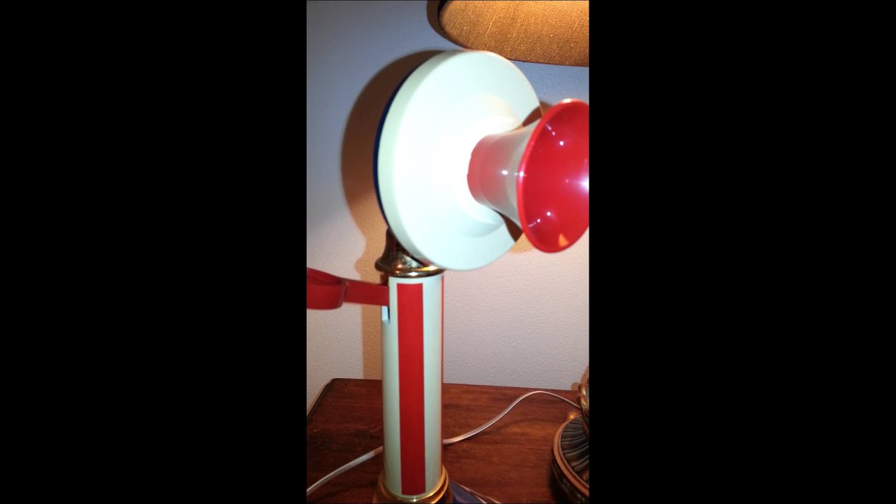 Vintage Retro Rotary Candlestick Phone 1973 Red White Blue Flag YouTube