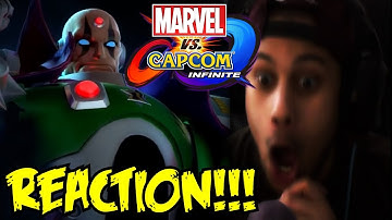 SO MANY CHARACTERS!!! Marvel vs. Capcom Infinite - Story Trailer 1 REACTION!!!