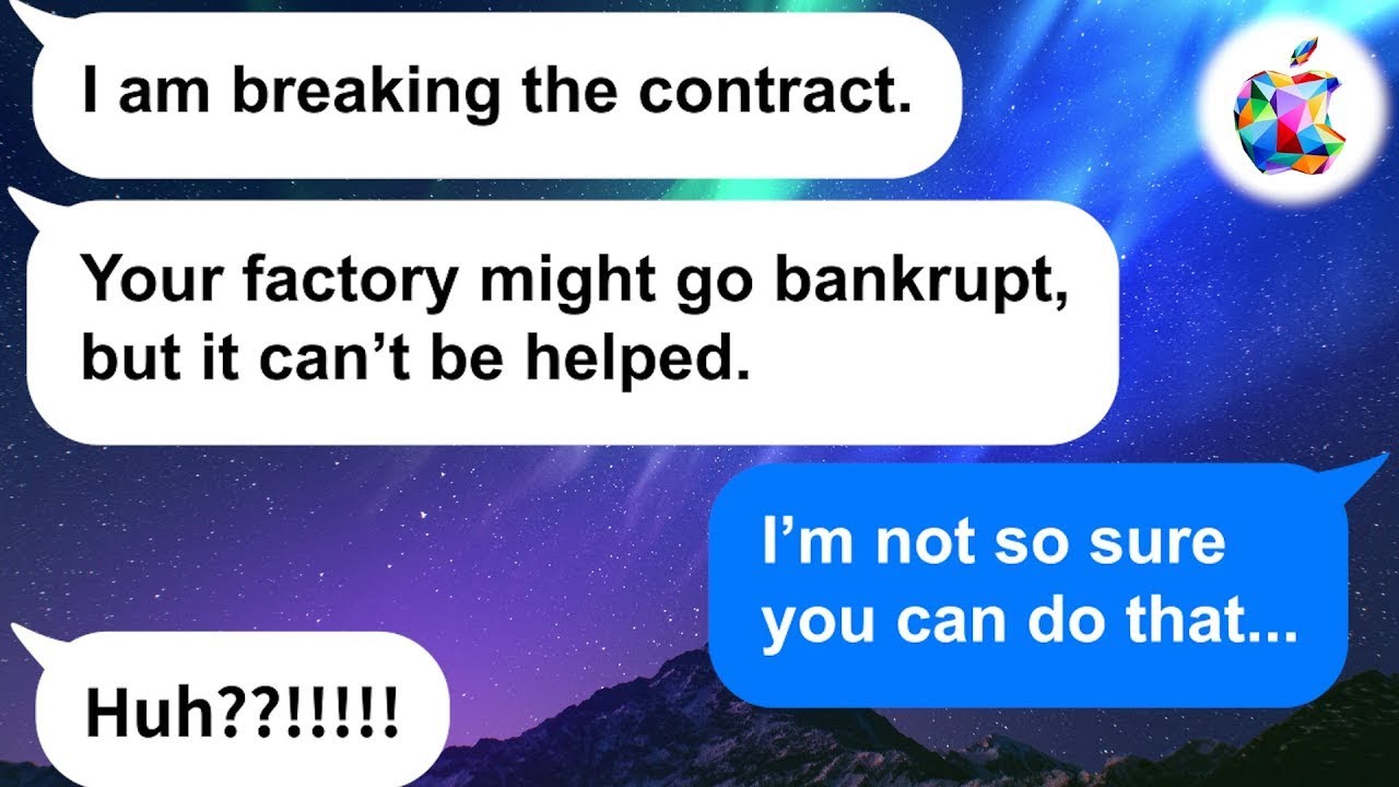 【Apple】A confident upstart at our business partner thought he knew better than everyone... [Jumbo]