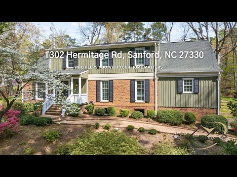 1302 Hermitage Rd, Sanford, NC home video tour