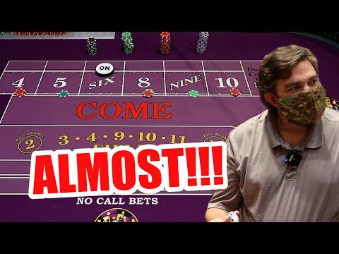 🔥 CLOSE GAME 🔥 30 Roll Craps Challenge - WIN BIG or BUST #43