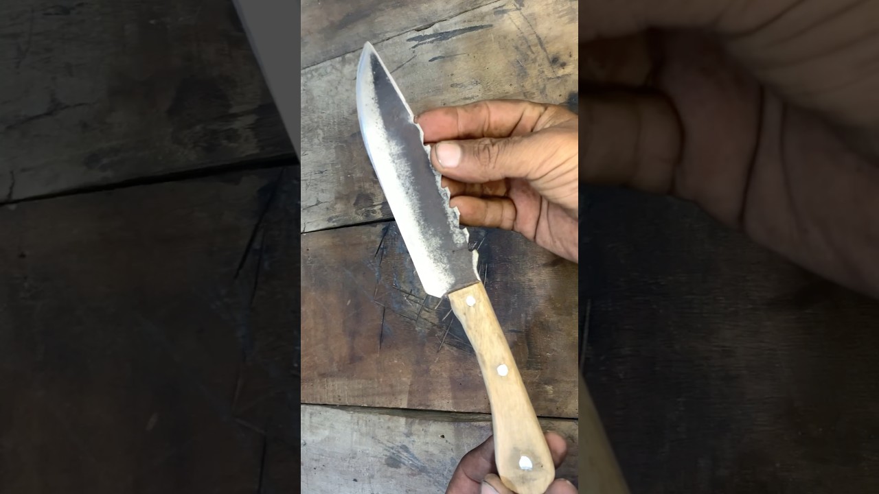 Making a New Sharp Knife Blade 🔪 | DIY Metal Art 
