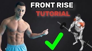 Barbell Front Raise | Tutorial