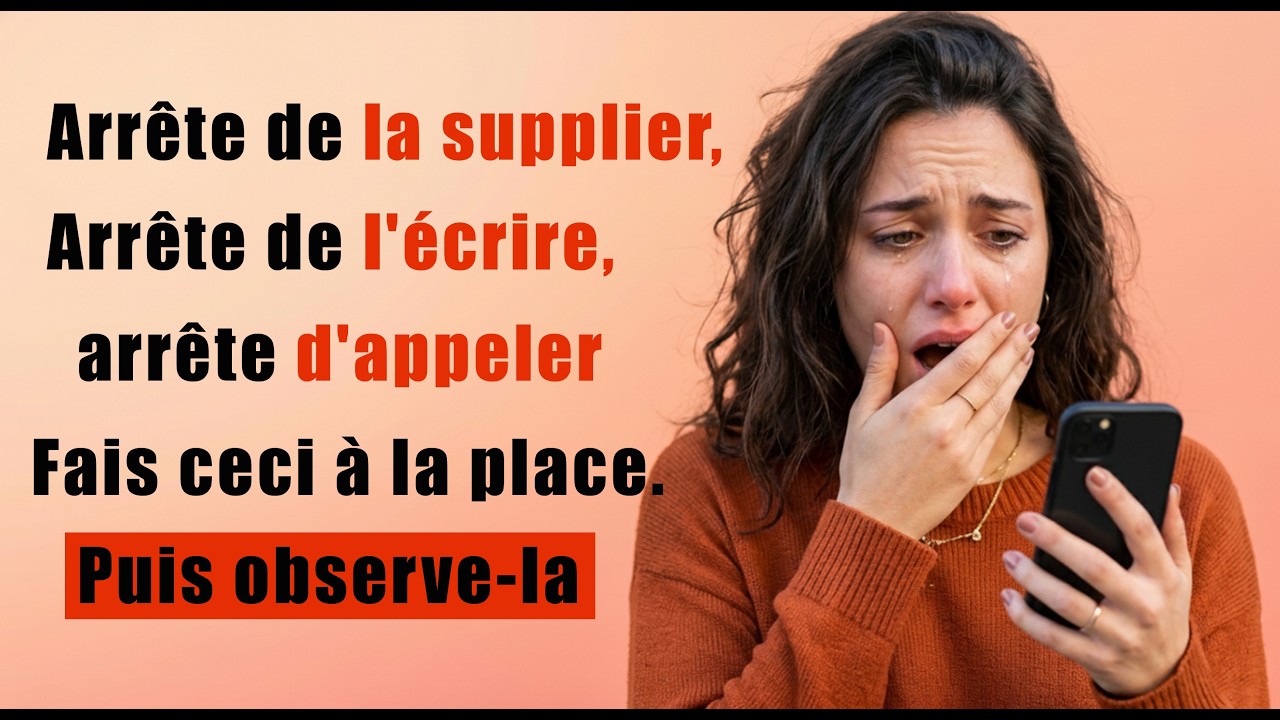 Pour qu’une femme pense à toi jour et nuit et te manque énormément, fais ces 5 choses