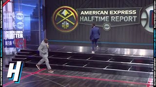 Shaq \& Draymond Green Racing to the Video Board - Inside the NBA | September 3, 2020 NBA Playoffs