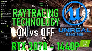 Unreal Engine 4: Ray Tracing Technology On vs Off Unreal Engine 4: Ray Tracing Technology On vs Off