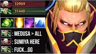 EPIC Shit SumiYa Invoker GOD vs HARD Medusa Insane Combo Best Magic Show Disaster Game 7.07 Dota 2