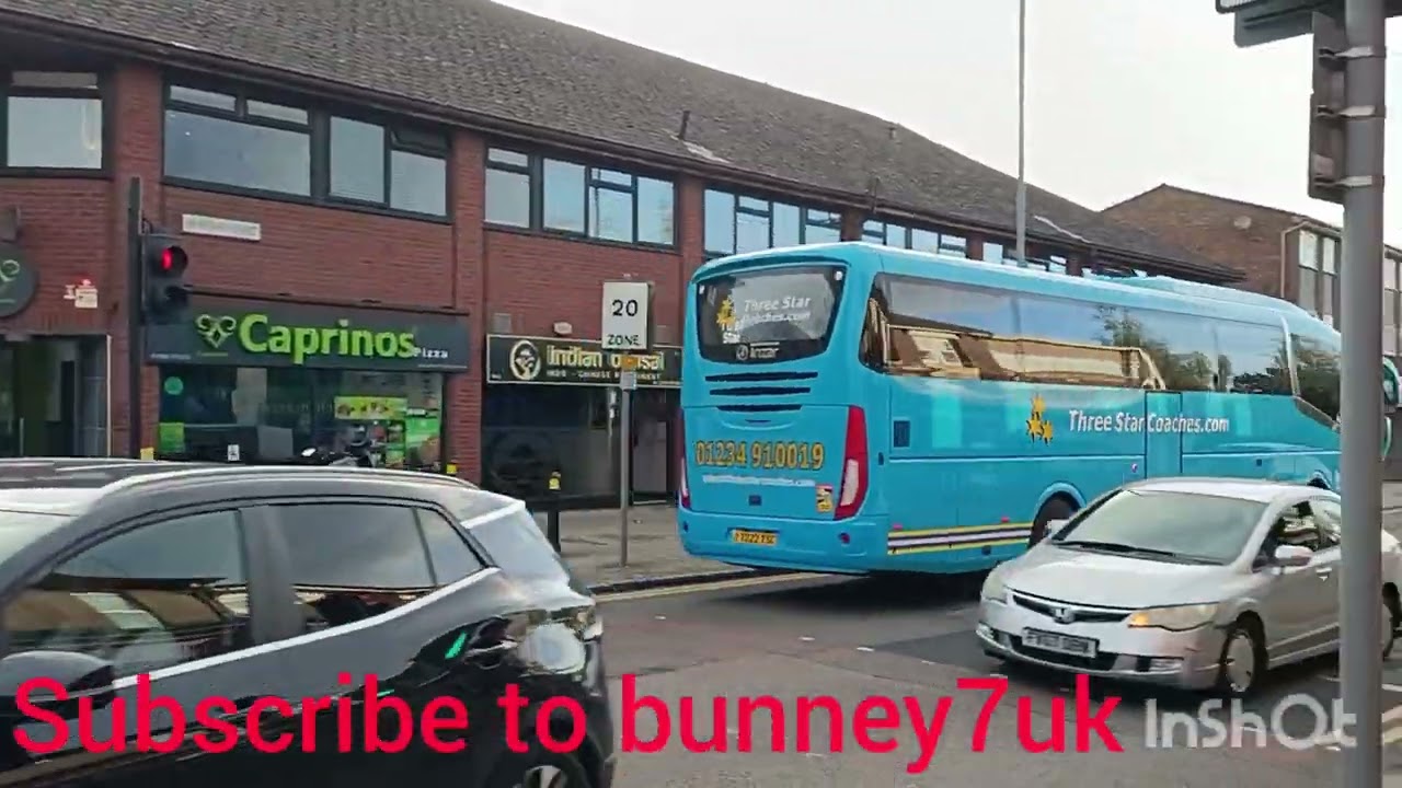 this is an evening walking video around the leagrave area in Luton UK