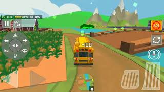School Bus Simulator : Blocky World #s | Bus Games For Kids | Android Gameplay screenshot 4