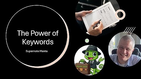 Supernote Manta: The Power of Keywords