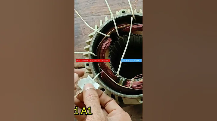 Three phase motor winding connection click here 👇 full video #shorts