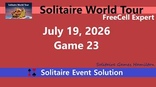 Solitaire World Tour Game #23 | July 19, 2026 Event | FreeCell Expert screenshot 3