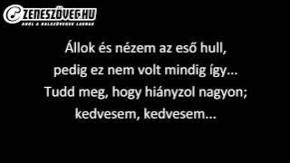 L.L. Junior - Állok az esőben (dalszöveg - lyrics video)