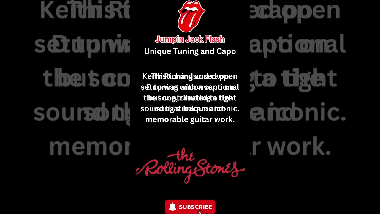 Mira Jumpin' Jack Flash Unique Tuning and Capo #shorts #rollingstones #rocknroll en YouTube Mira Jumpin' Jack Flash Unique Tuning and Capo #shorts #rollingstones #rocknroll en YouTube