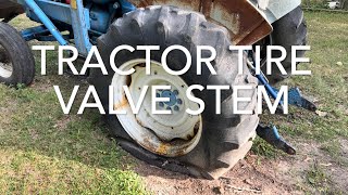 Tractor Tire Valve Stem  Flat Tire Repair