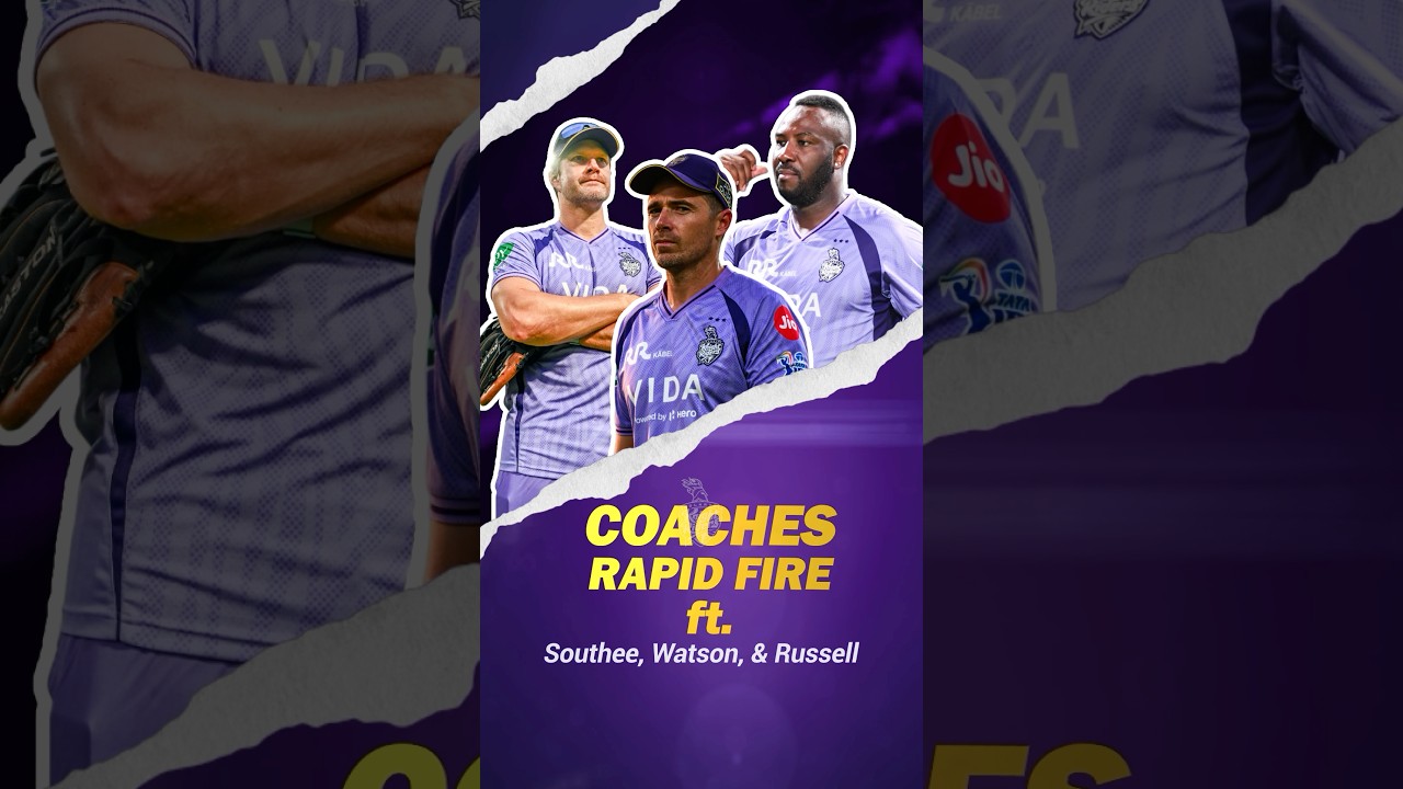 Coaches rapid fire ft. Southee, Watson and Russel | Knights TV | KKR 2026