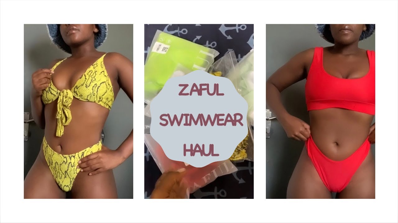 ZAFUL SWIMWEAR HAUL AND REVIEW 💃🏾 South Aftrican Youtuber YouTube