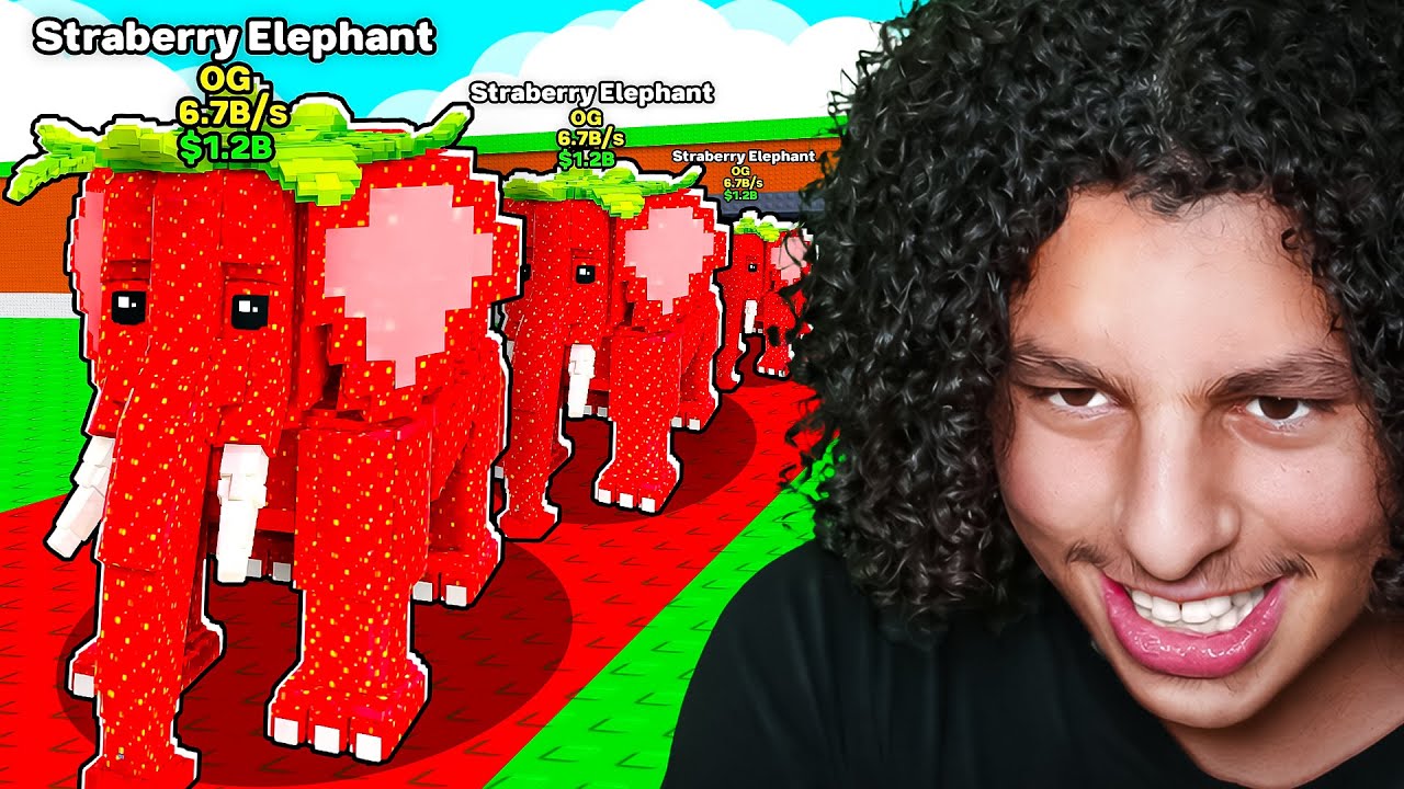J'ai Hack Steal a Brainrot pour Faire Spawn 67 Strawberry Elephant
