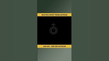 Offset in Autocad #yqarch #cad #autocad #lisp #xaydung #diennuoc #noithat #kientruc #decor #trangtri