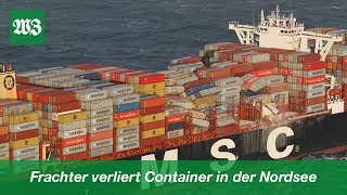 Riesenfrachter verliert Container in der Nordsee | Wilhelmshavener Zeitung