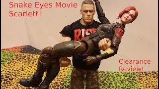 GI Joe Classified - Scarlett - Snake Eyes Movie - Clearance Action Figure Review!