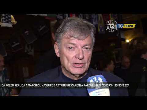 DA POZZO REPLICA A MARCHIOL: «ASSURDO ATTRIBUIRE CARENZA PARCHEGGI AI DEHORS» | 10/10/2024
