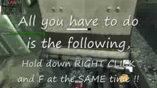 Call of duty 4 bug/glitch ( NO OLD SCHOOL!!)