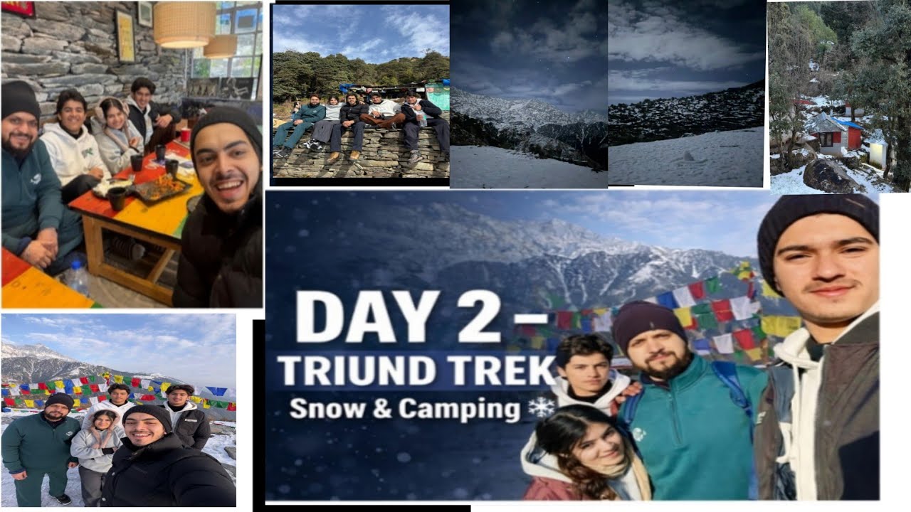 Triund Trek Day 2 ❄️ Snow Night Camping | Real Experience