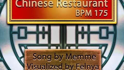 [PUMP IT UP (PIU) / StepF2] Chinese Restaurant - Memme (LEVEL 10 / soft pad / no bar)