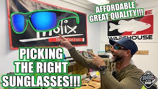 Picking the Right Sunglasses For Fishing!!! (Affordable and Great Quality!!)