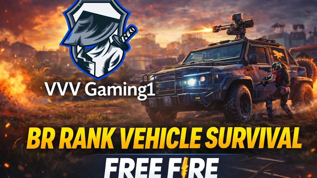 BR Rank Extreme Vehicle Survival 😈 | Free Fire | VVV Gaming1