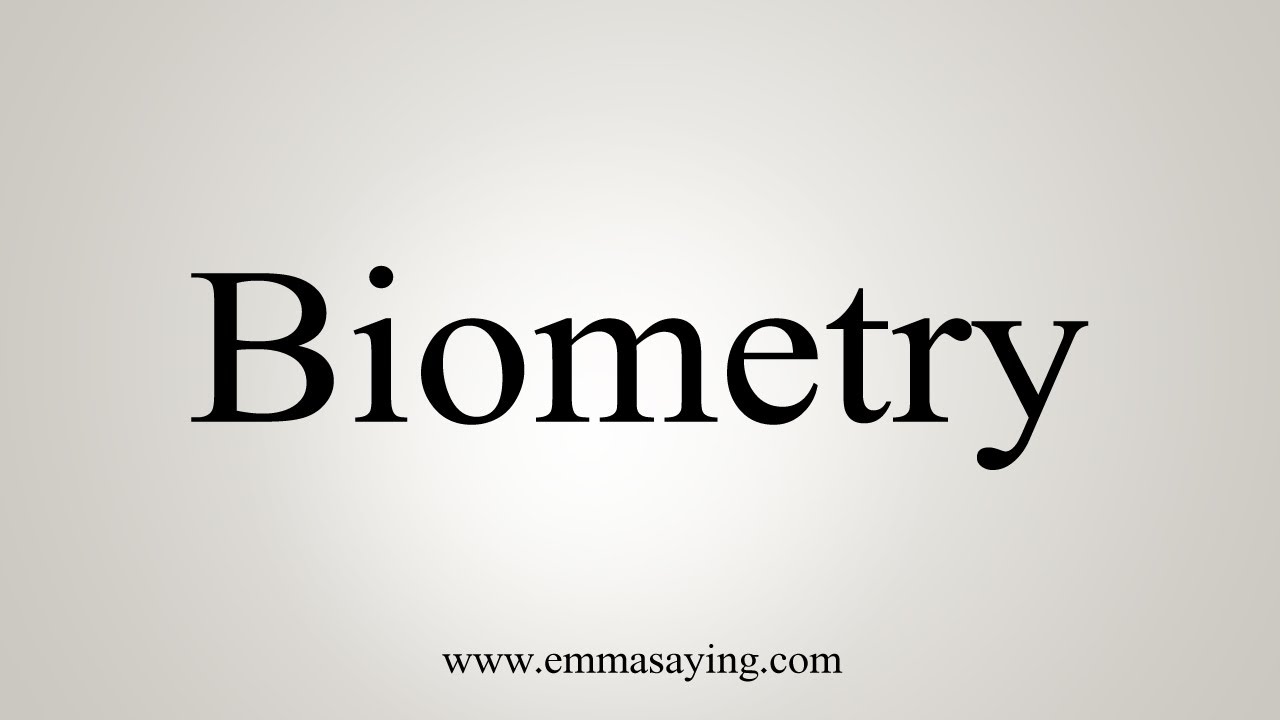Biometry Examples Biometry Examples
