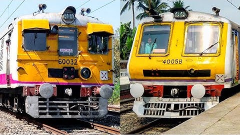 Different Types Electric Multiple Unit Train Speedy Arrival | EMU Local Train of Eastern Railways