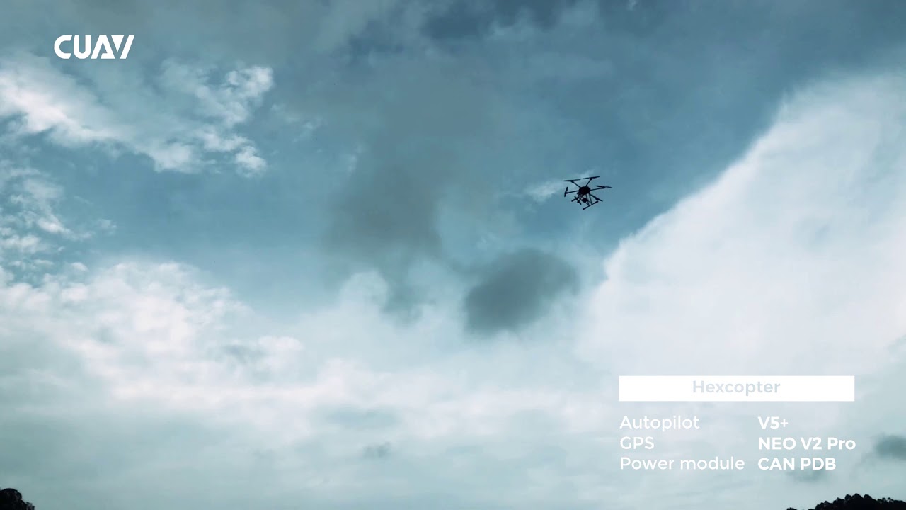 CUAV Hexcopter equipped with V5+ Autopilot&CAN PDB